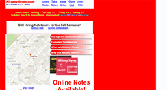 Desktop Screenshot of nittanynotes.com