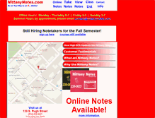 Tablet Screenshot of nittanynotes.com